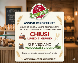 chiusura lunedì 1° giugno
